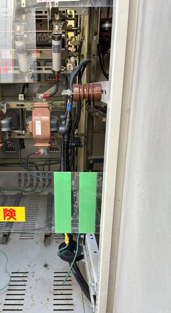 送りのLBSとシールドケーブルとZCT