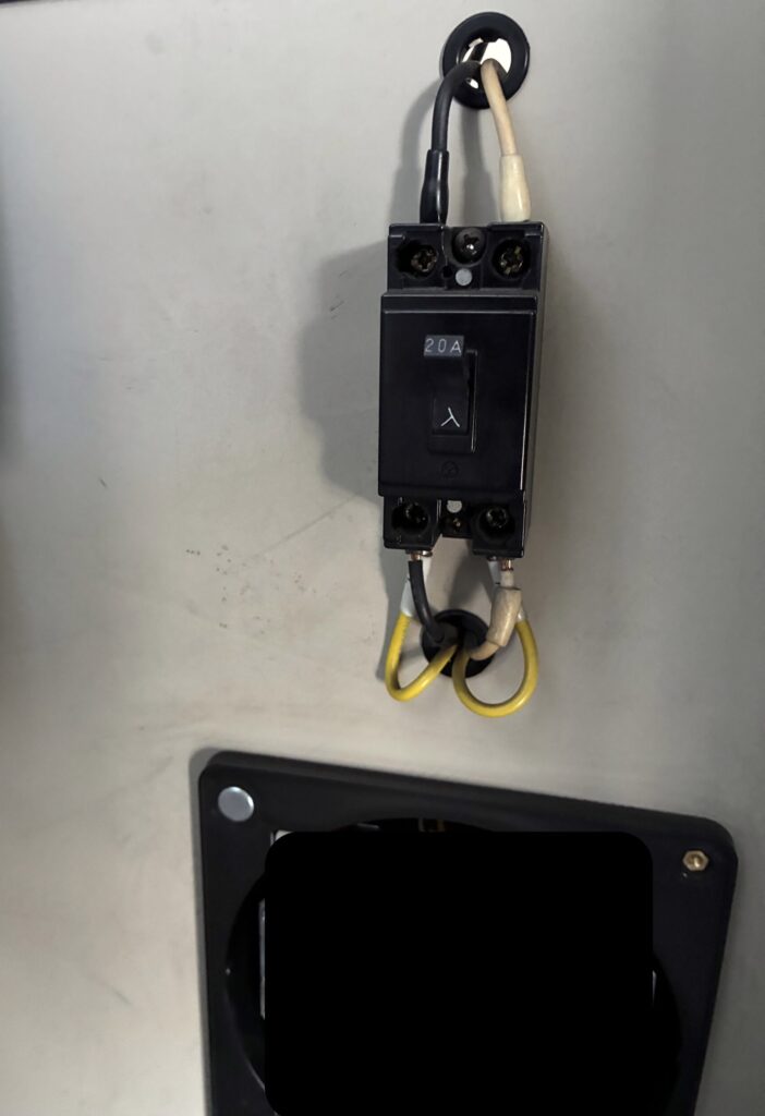 OVGRの制御電源印加箇所